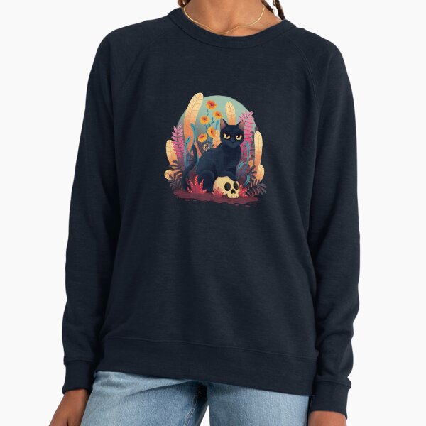 Skull kitty Lightweight - Adult & Kids T-Shirts, Sweatshirts & Hoodies apparel design preview 1