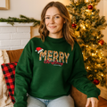 Southernology Leopard Merry Christmas Holiday - Adult & Kids T-Shirts, Sweatshirts & Hoodies apparel design preview 1