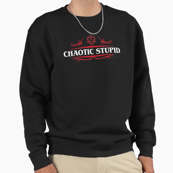 Chaotic Stupid Alignment Tabletop RPG Addict - Adult & Kids T-Shirts, Sweatshirts & Hoodies apparel design preview 1