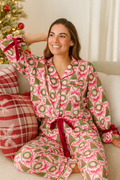 Simply Southern Tree Bow Holiday PJ Pants Set - Adult & Kids T-Shirts, Sweatshirts & Hoodies apparel design preview 1