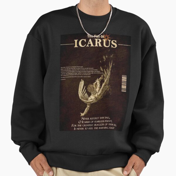 Icarus but Edgy: Never regret thy fall O - Adult & Kids T-Shirts, Sweatshirts & Hoodies apparel design preview 1
