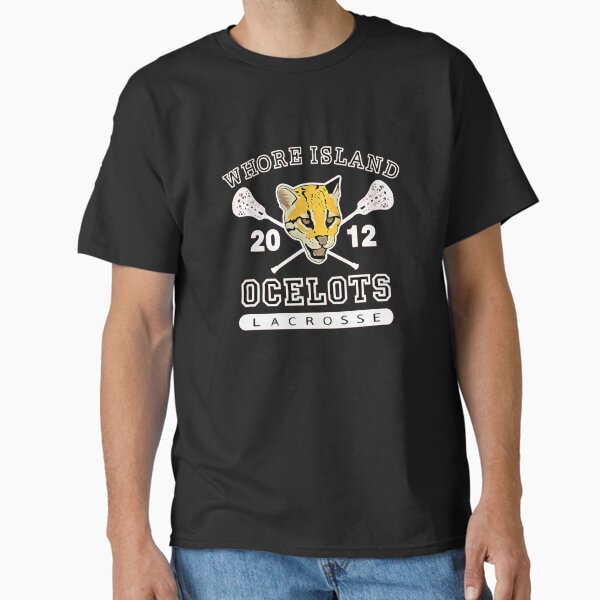 Whore Island Ocelots Laracrosse - Adult & Kids T-Shirts, Sweatshirts & Hoodies apparel design preview 1