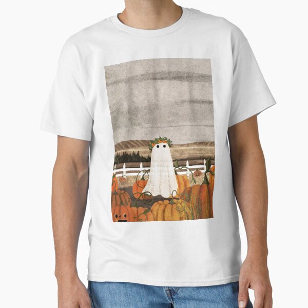 There's a Ghost in the Pumpkins Patch Again... - Adult & Kids T-Shirts, Sweatshirts & Hoodies apparel design preview 1