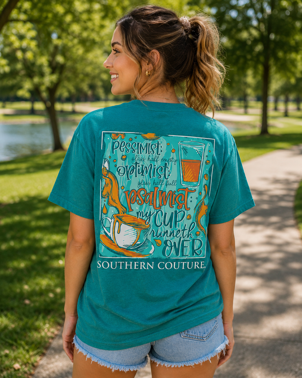 Southern Couture Classic Cup Runneth Over - Adult & Kids T-Shirts, Sweatshirts & Hoodies apparel design preview 1