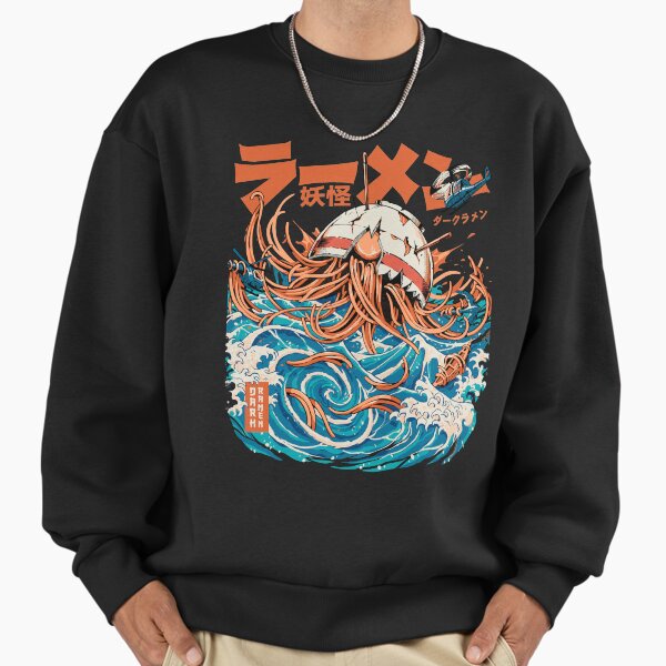 Black Dark Great Ramen off Kanagawa - Adult & Kids T-Shirts, Sweatshirts & Hoodies apparel design preview 1