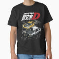 Mountain Drift Racing Initial D Tandems AE86 vs FD - Adult & Kids T-Shirts, Sweatshirts & Hoodies apparel design preview 1