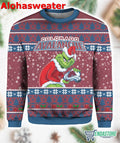 Aalanche Hockey Grnch Ugly Christmas Sweater product image