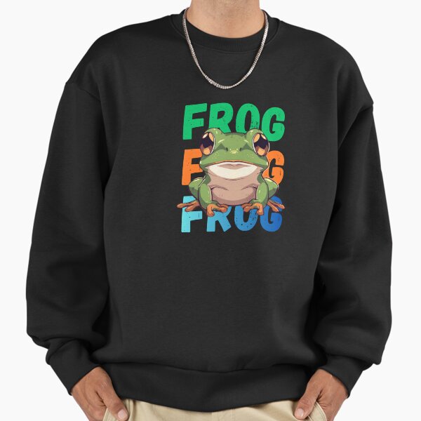 Funny animal.Frog - Adult & Kids T-Shirts, Sweatshirts & Hoodies apparel design preview 1