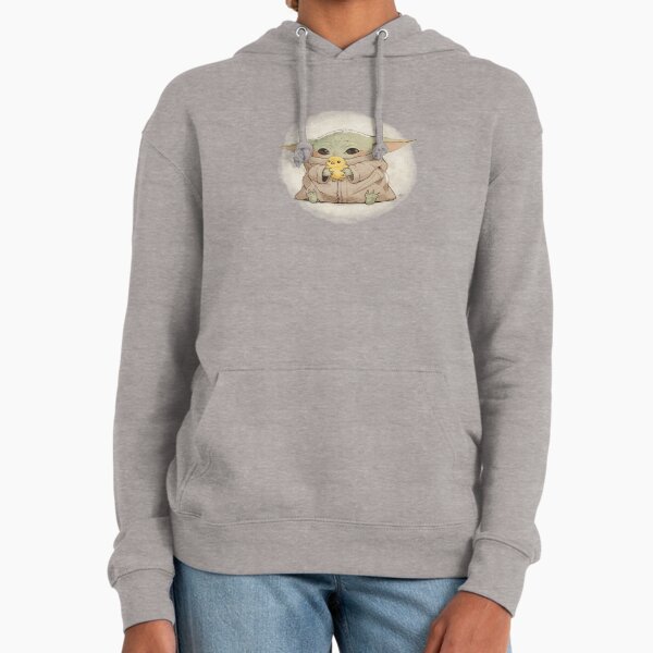 BABY YODA WITH CHICK - Adult & Kids T-Shirts, Sweatshirts & Hoodies apparel design preview 1