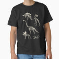 Dinosaur Fossils in Black - Adult & Kids T-Shirts, Sweatshirts & Hoodies apparel design preview 1