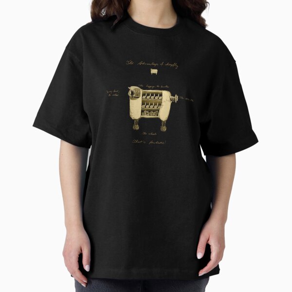Advantages of flying by sheep - Adult & Kids T-Shirts, Sweatshirts & Hoodies apparel design preview 1