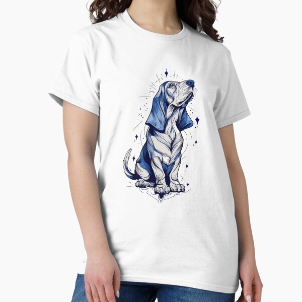 Blue line bloodhound - Adult & Kids T-Shirts, Sweatshirts & Hoodies apparel design preview 1