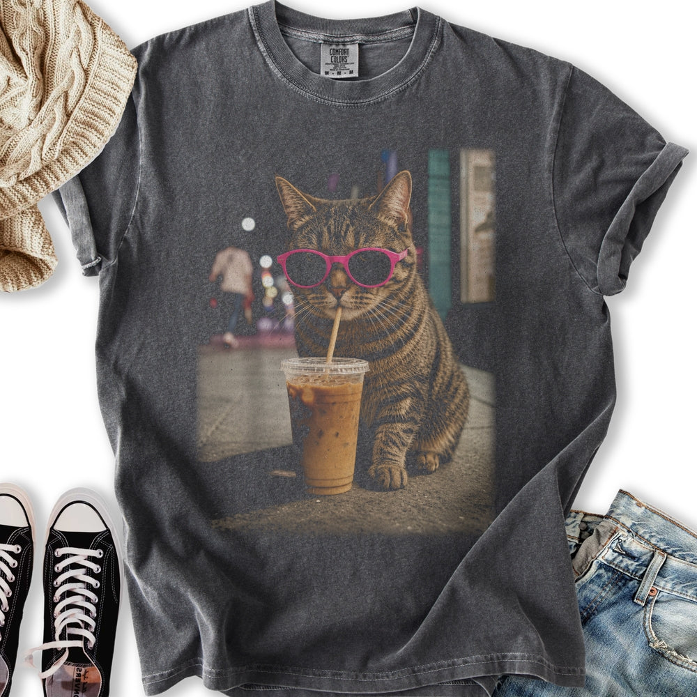 Catpuccino After Dark - Adult & Kids T-Shirts, Sweatshirts & Hoodies apparel design preview 2