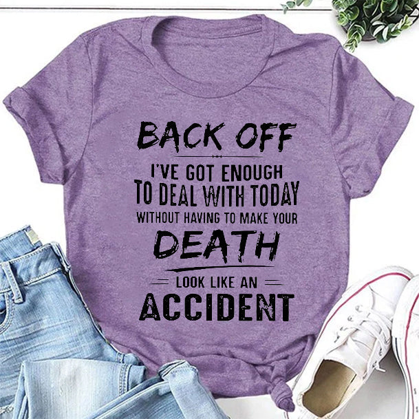 Back Off, I've Got Enough To Deal With Today Without - Adult & Kids T-Shirts, Sweatshirts & Hoodies apparel design preview 1