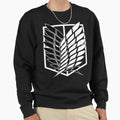 Attack on Titan Wings Logo - Adult & Kids T-Shirts, Sweatshirts & Hoodies apparel design preview 1