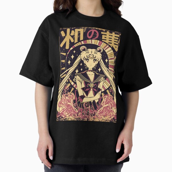 Sailor Moon Vintage Poster - Adult & Kids T-Shirts, Sweatshirts & Hoodies apparel design preview 1