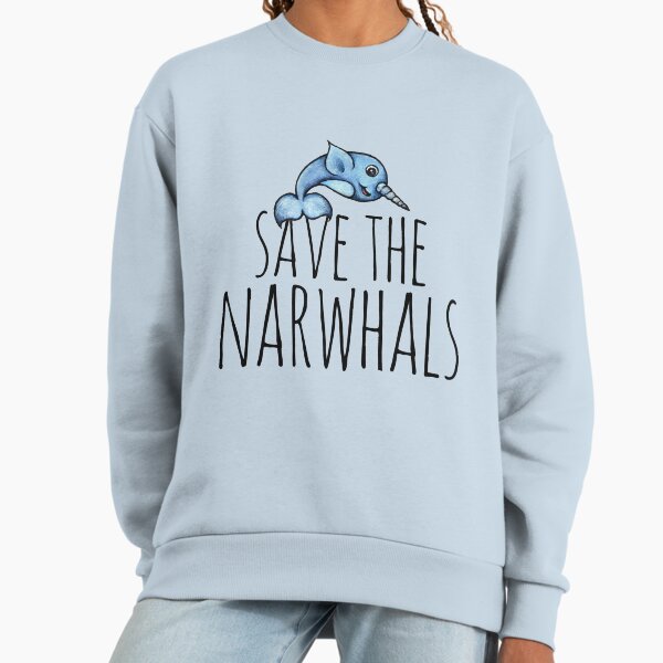Save the Narwhals - Adult & Kids T-Shirts, Sweatshirts & Hoodies apparel design preview 1