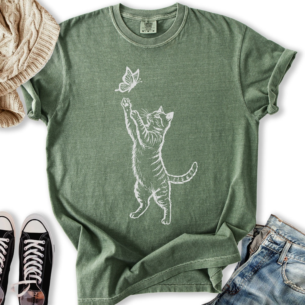 Kitten Sketch - Adult & Kids T-Shirts, Sweatshirts & Hoodies apparel design preview 1