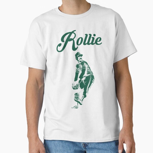 Rollie Fingers Green Stencil - Adult & Kids T-Shirts, Sweatshirts & Hoodies apparel design preview 1