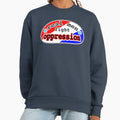 Real men fight oppression, red white and blue - Adult & Kids T-Shirts, Sweatshirts & Hoodies apparel design preview 1