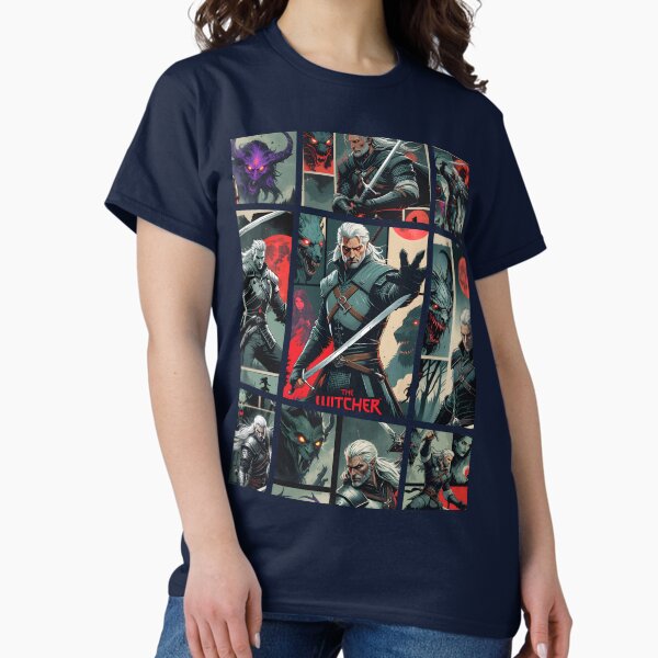 White Wolf retro poster comic style - Adult & Kids T-Shirts, Sweatshirts & Hoodies apparel design preview 1