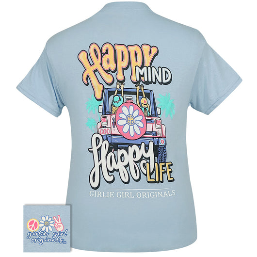 Girlie Girl Originals Preppy Happy Life - Adult & Kids T-Shirts, Sweatshirts & Hoodies apparel design preview 2