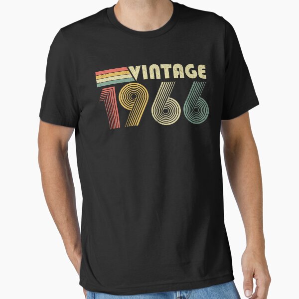 Vintage 1966, 60th Birthday Gift Distressed Design - Adult & Kids T-Shirts, Sweatshirts & Hoodies apparel design preview 1