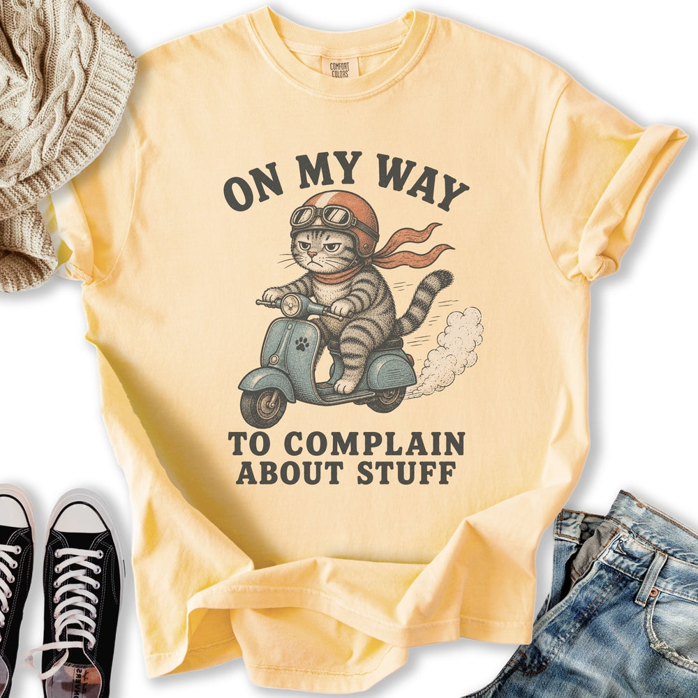 Complain About Stuff Cat - Adult & Kids T-Shirts, Sweatshirts & Hoodies apparel design preview 2