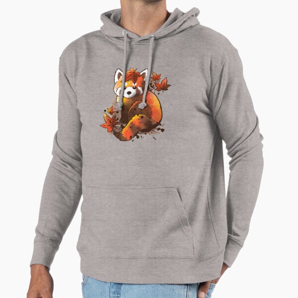 Red panda leaves - Adult & Kids T-Shirts, Sweatshirts & Hoodies apparel design preview 1