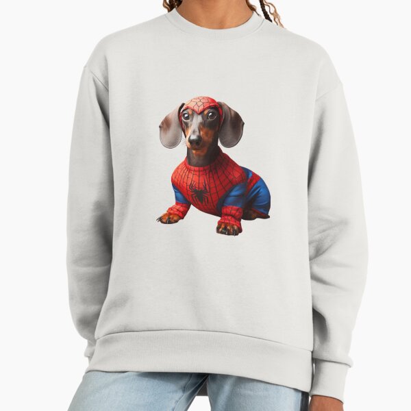 Dachshund SpiderDog the Superhero no background #1 - Adult & Kids T-Shirts, Sweatshirts & Hoodies apparel design preview 1