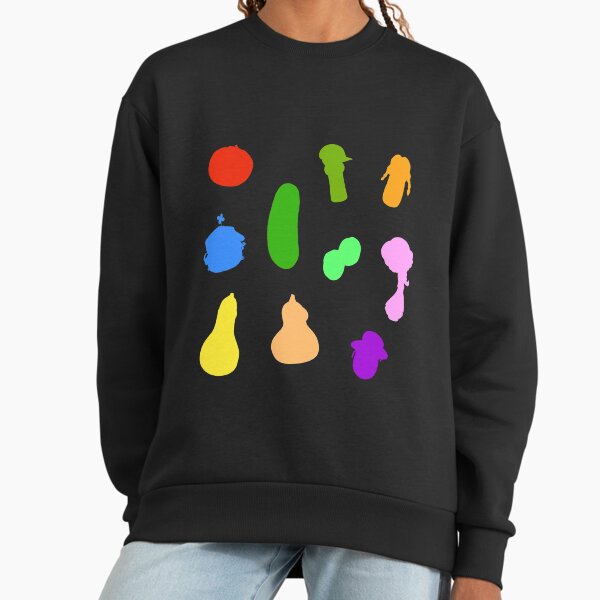 Veggietales characters pattern - Adult & Kids T-Shirts, Sweatshirts & Hoodies apparel design preview 1