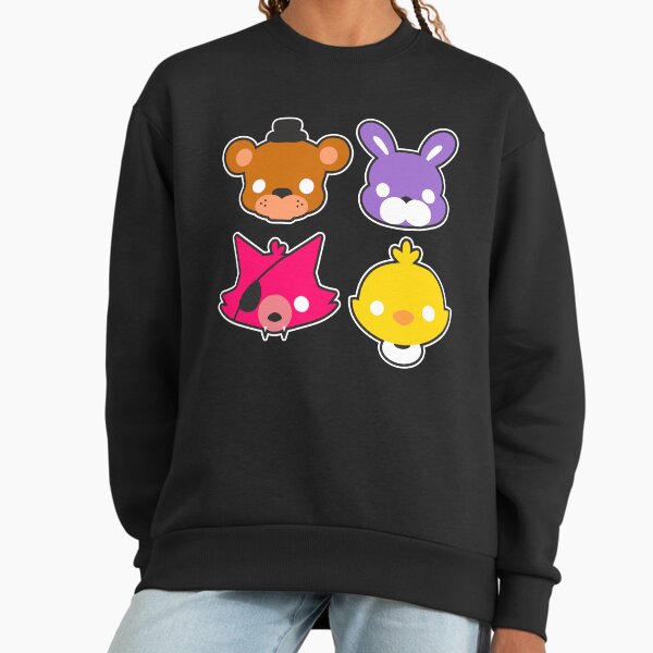 FNAF Freddy's Faces Pattern Cute Kawaii Chibi for - Adult & Kids T-Shirts, Sweatshirts & Hoodies apparel design preview 1