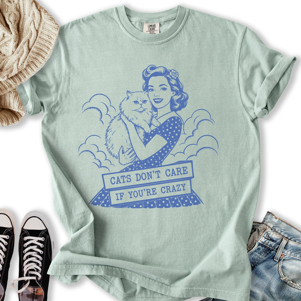 Cats Don't Care - Adult & Kids T-Shirts, Sweatshirts & Hoodies apparel design preview 2