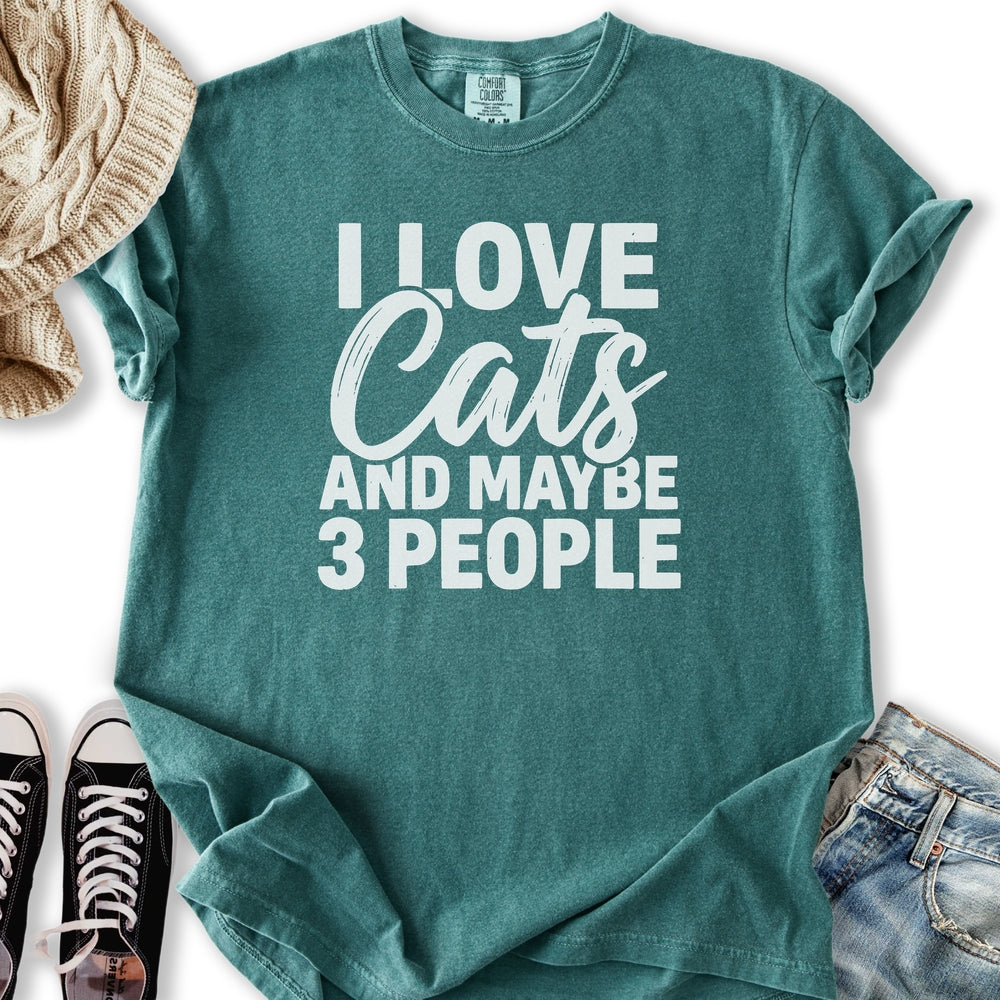I Love Cats - Adult & Kids T-Shirts, Sweatshirts & Hoodies apparel design preview 1