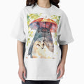 Totoro with umbrella - Adult & Kids T-Shirts, Sweatshirts & Hoodies apparel design preview 1