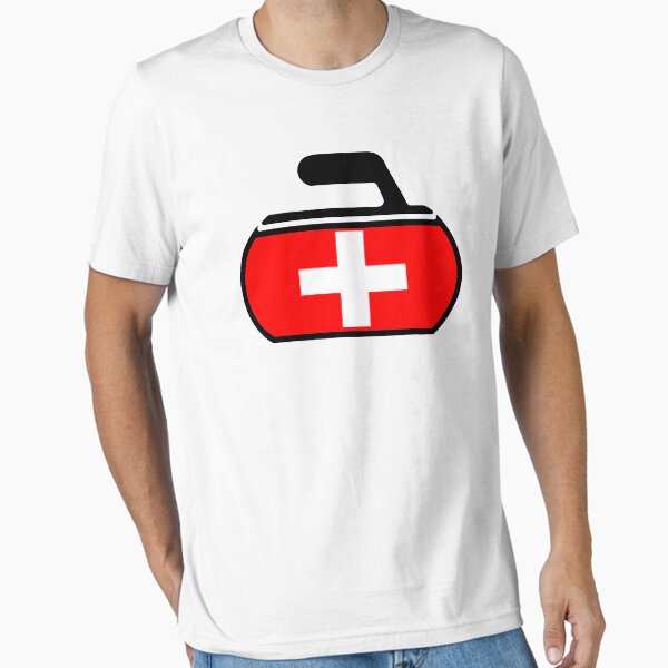 Switzerland Curling - Adult & Kids T-Shirts, Sweatshirts & Hoodies apparel design preview 1