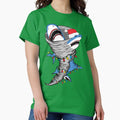 Santa Shark Tornado - Adult & Kids T-Shirts, Sweatshirts & Hoodies apparel design preview 1