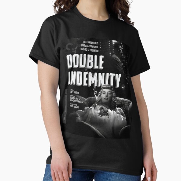 Double Indemnity Poster Pos - Adult & Kids T-Shirts, Sweatshirts & Hoodies apparel design preview 1