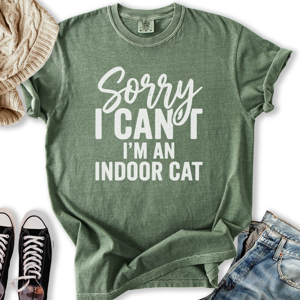 Sorry I'm An Indoor Cat - Adult & Kids T-Shirts, Sweatshirts & Hoodies apparel design preview 1