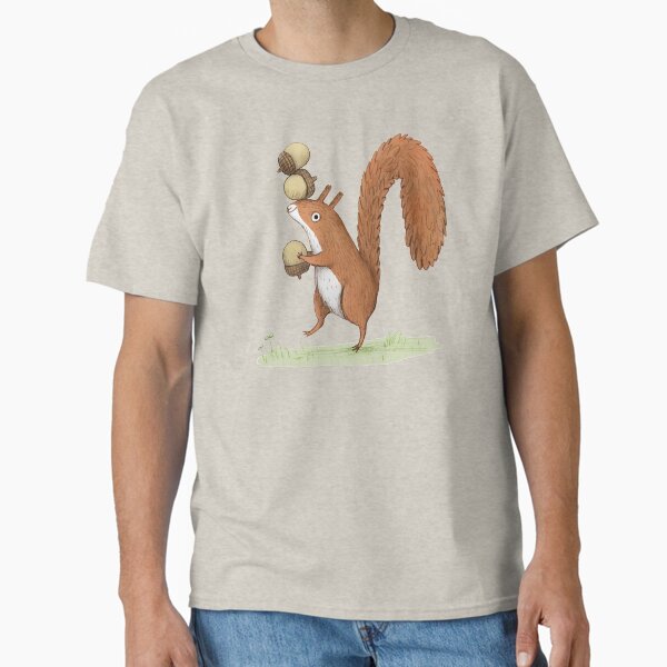 Squirrel With Acorns - Adult & Kids T-Shirts, Sweatshirts & Hoodies apparel design preview 1