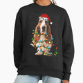 Basset Hound Christmas Dog - Adult & Kids T-Shirts, Sweatshirts & Hoodies apparel design preview 1