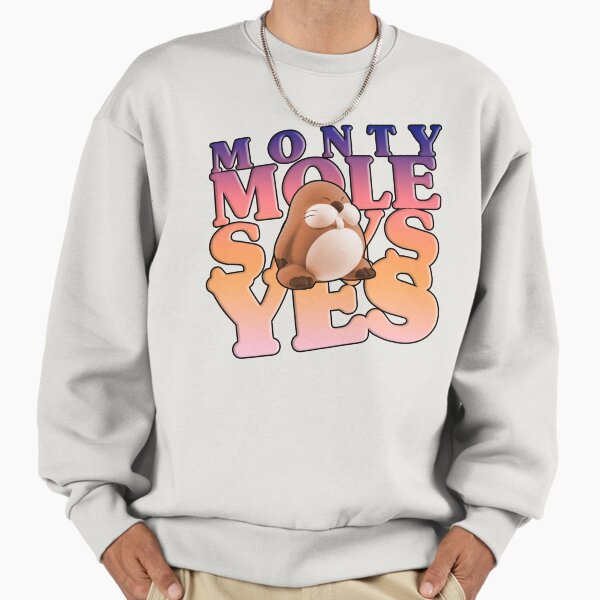 Monty Mole Says Yes - Adult & Kids T-Shirts, Sweatshirts & Hoodies apparel design preview 1