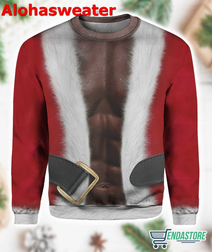 French bulldog greeting Christmas sweater product image 5