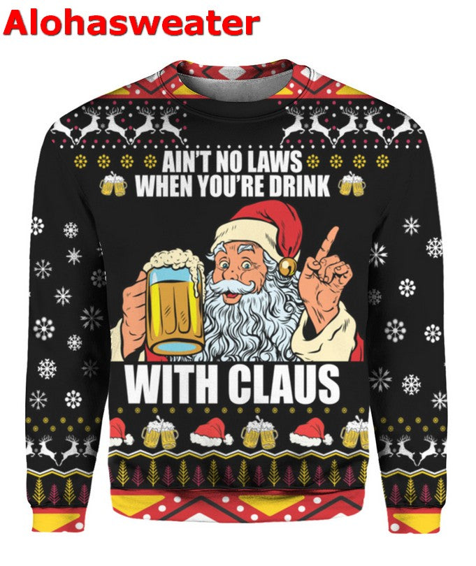 Hippie Peace Sign Ugly Christmas Sweater product image 5