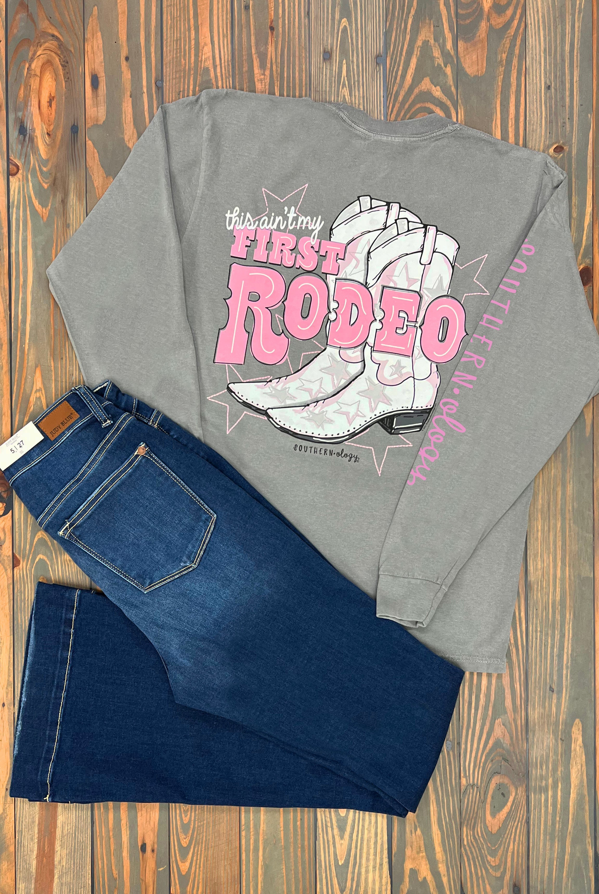 Southernology Rodeo Comfort Colors - Adult & Kids T-Shirts, Sweatshirts & Hoodies apparel design preview 2
