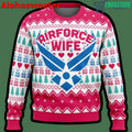 Air Force Wife Premium Ugly Christmas Sweater product image