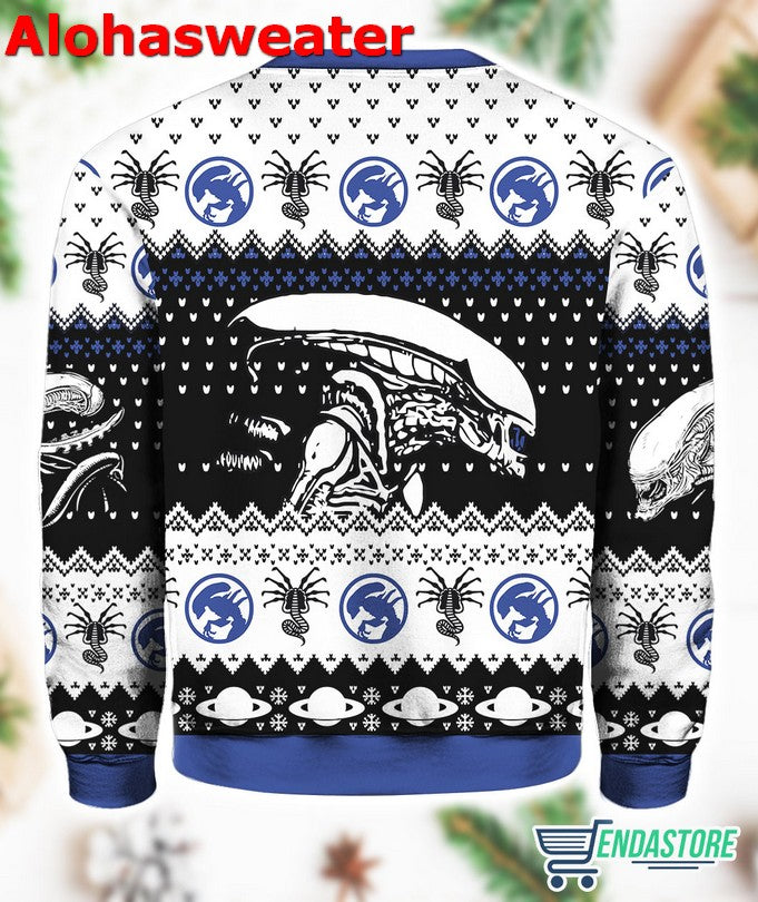 Alien Movie Xenomorph Ugly Christmas Sweater product image 2