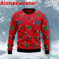 Amazing Dinosaur Christmas Ugly Christmas Sweater product image