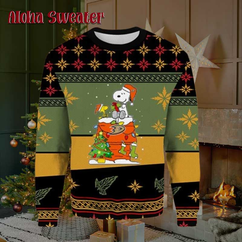 Baloon Charlie And Snoopy Ugly Christmas Sweater product image 3