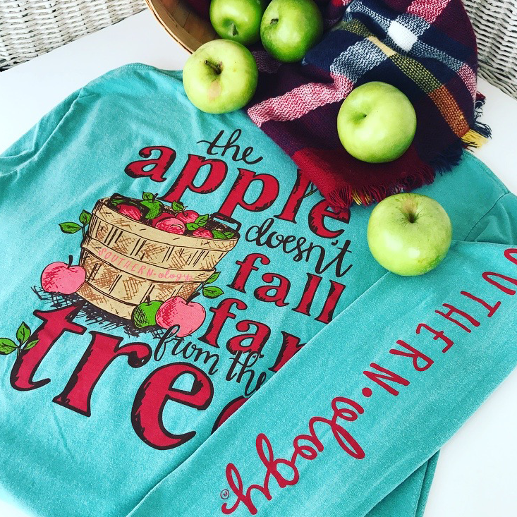Southernology Apple Tree Comfort Colors - Adult & Kids T-Shirts, Sweatshirts & Hoodies apparel design preview 2